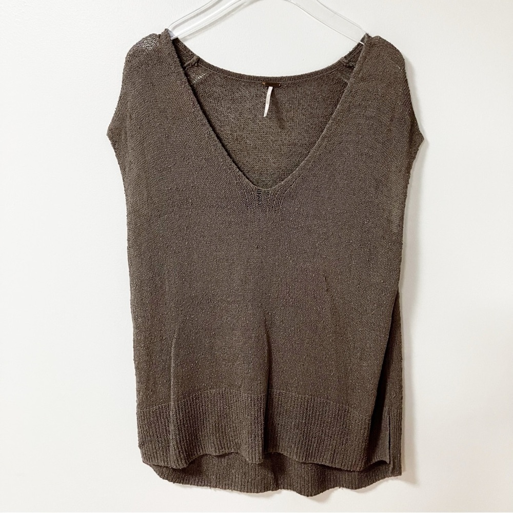 Free People | Tan Sleeveless Top S